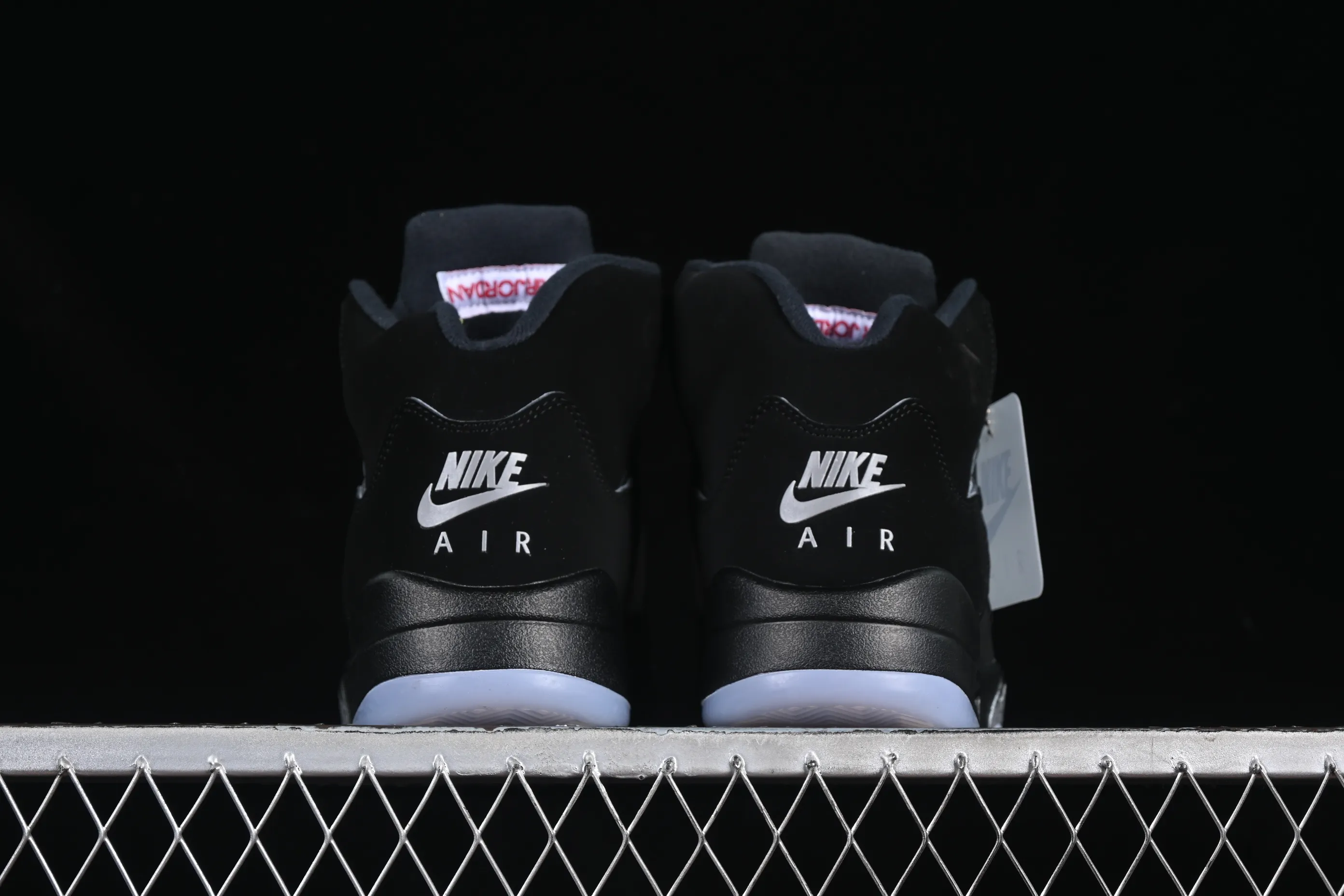 All categories Air Jordan Jordan series basketball shoes Air Jordan 5 Air Jordan 5 Black "Metallic Reimagined" AJ5 Joe 5 black silver HF3975-001